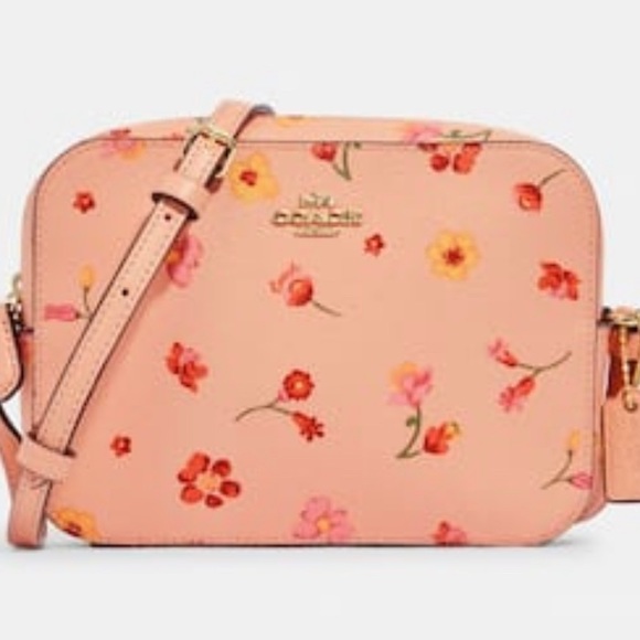 NWT Coach Faded Blush Floral Crossbody, perfect size! - Picture 2 of 5